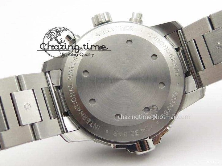 MIROTIME 0205 Versatile Aquatimer Chrono IW376803 V6F 1:1 Best Edition White Dial On SS Bracelet A 7359